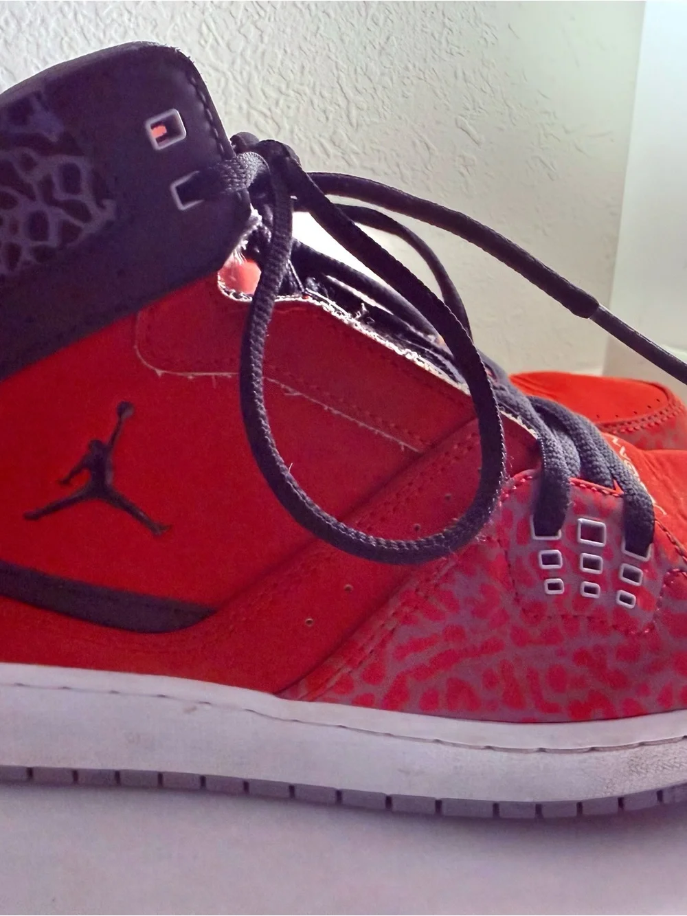 Jordan vibrant red